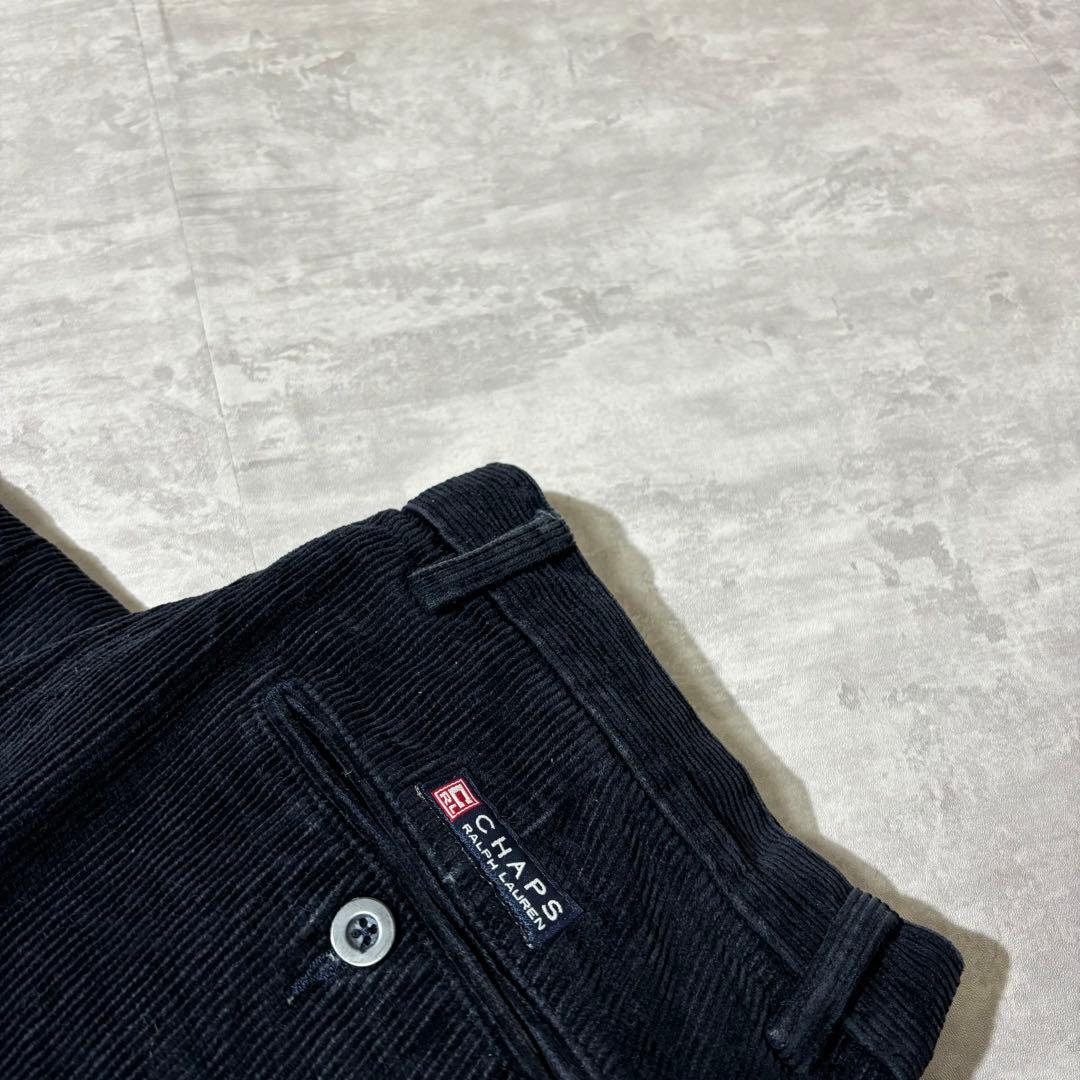 ポ*ゴ様 90s Ralph Lauren 2タック 太畝 コーデュロイ パンツ