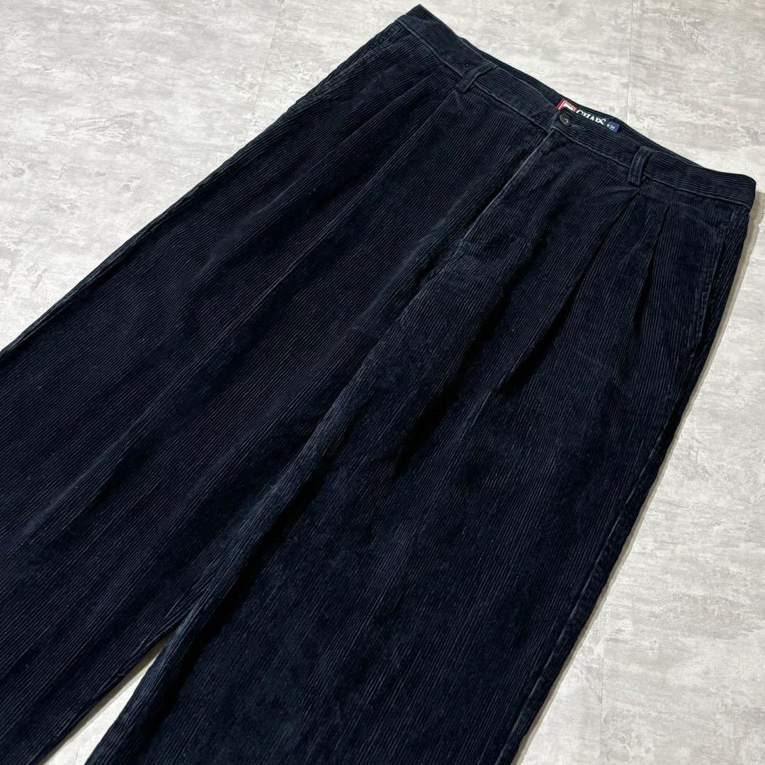 ポ*ゴ様 90s Ralph Lauren 2タック 太畝 コーデュロイ パンツ