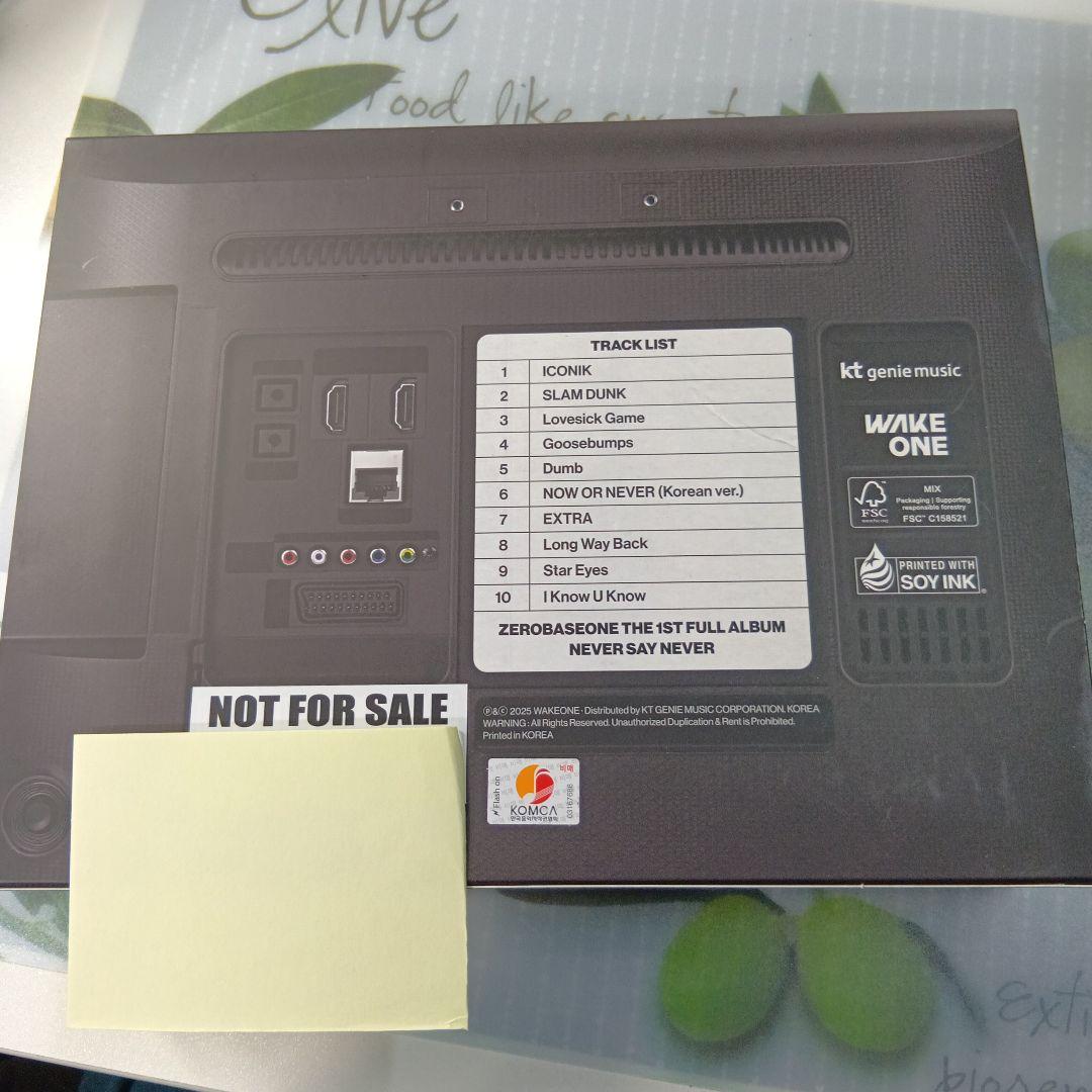 zb1　プロモアルバム　非売品　サイン入り　never say never