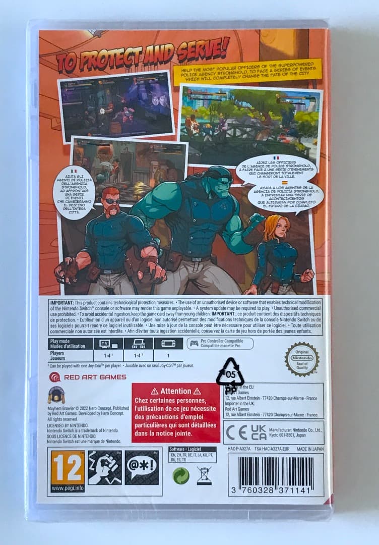 Mayhem Brawler Switch 新品未開封