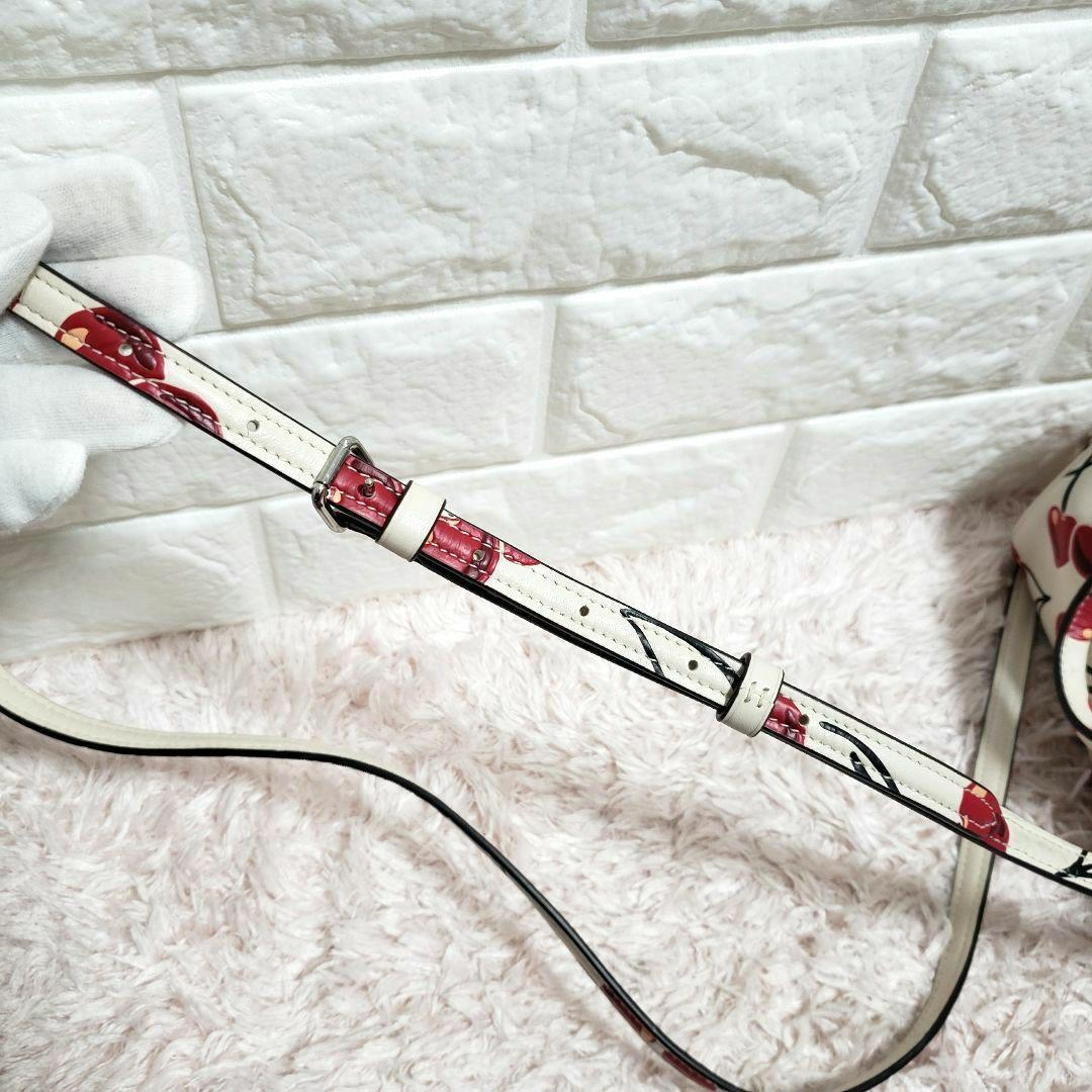 美品 COACH コーチ ミニ ローアン ボストンショルダー2way チェリー