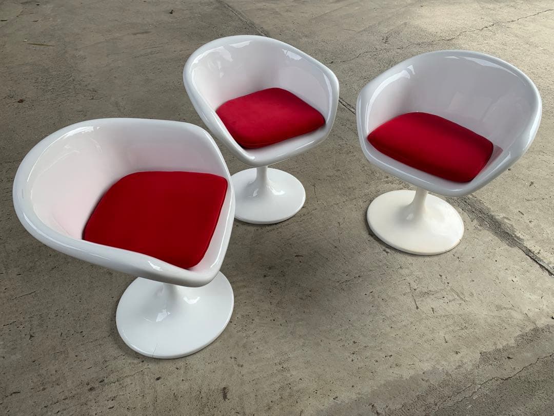 スペースエイジ チューリップ アーム チェア ミッドセンチュリー No.3