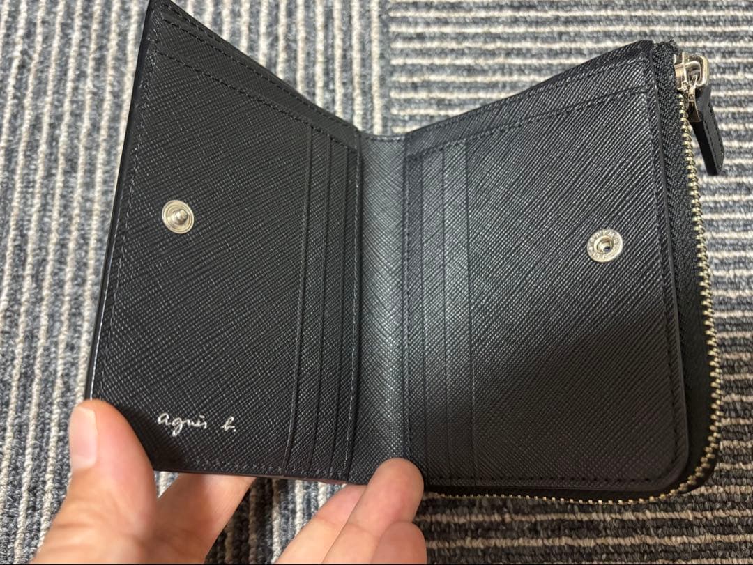 【値下げ】アニエスベー　二つ折り財布