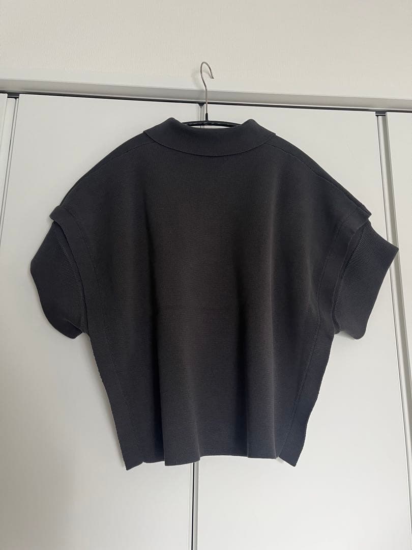 rimark style polo knit グレー