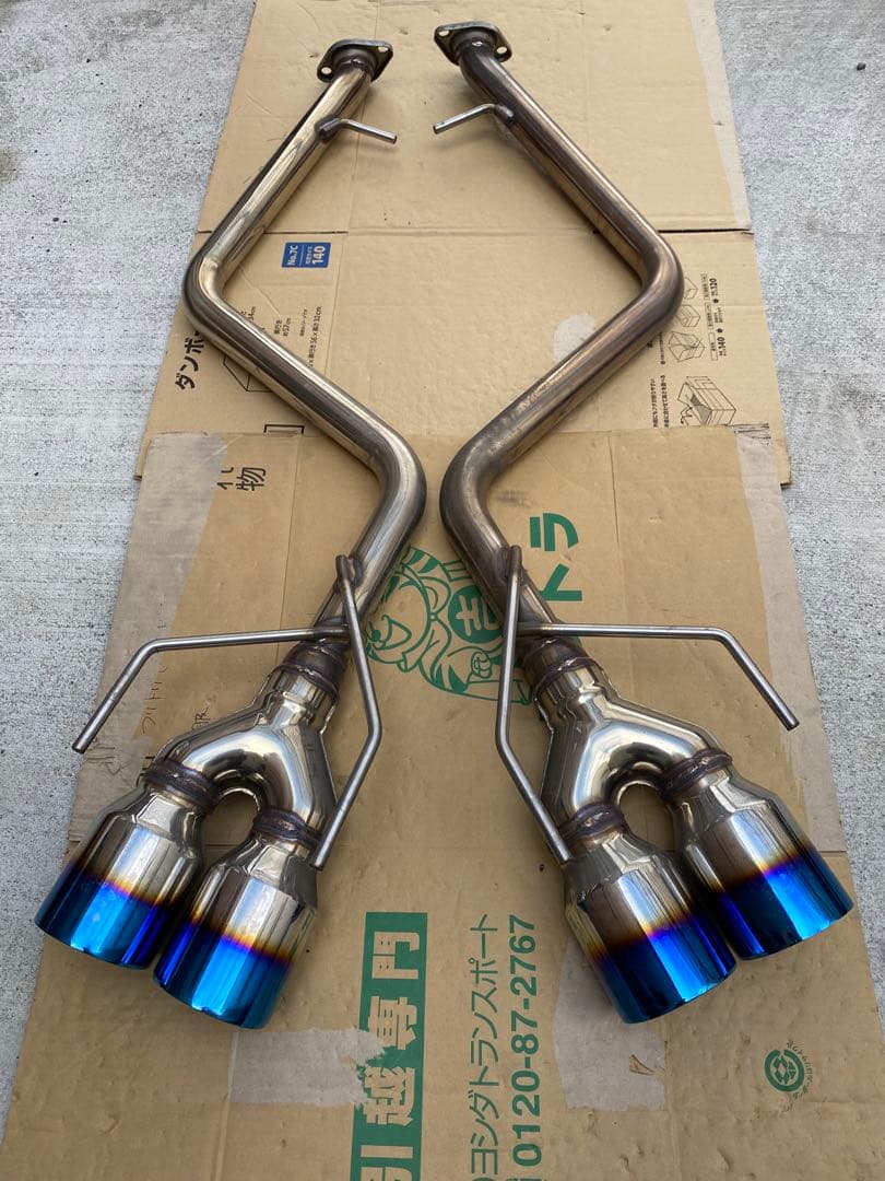 スリーキャッツ製 GSC10 RC350 4本出し 直管 ストレート マフラー