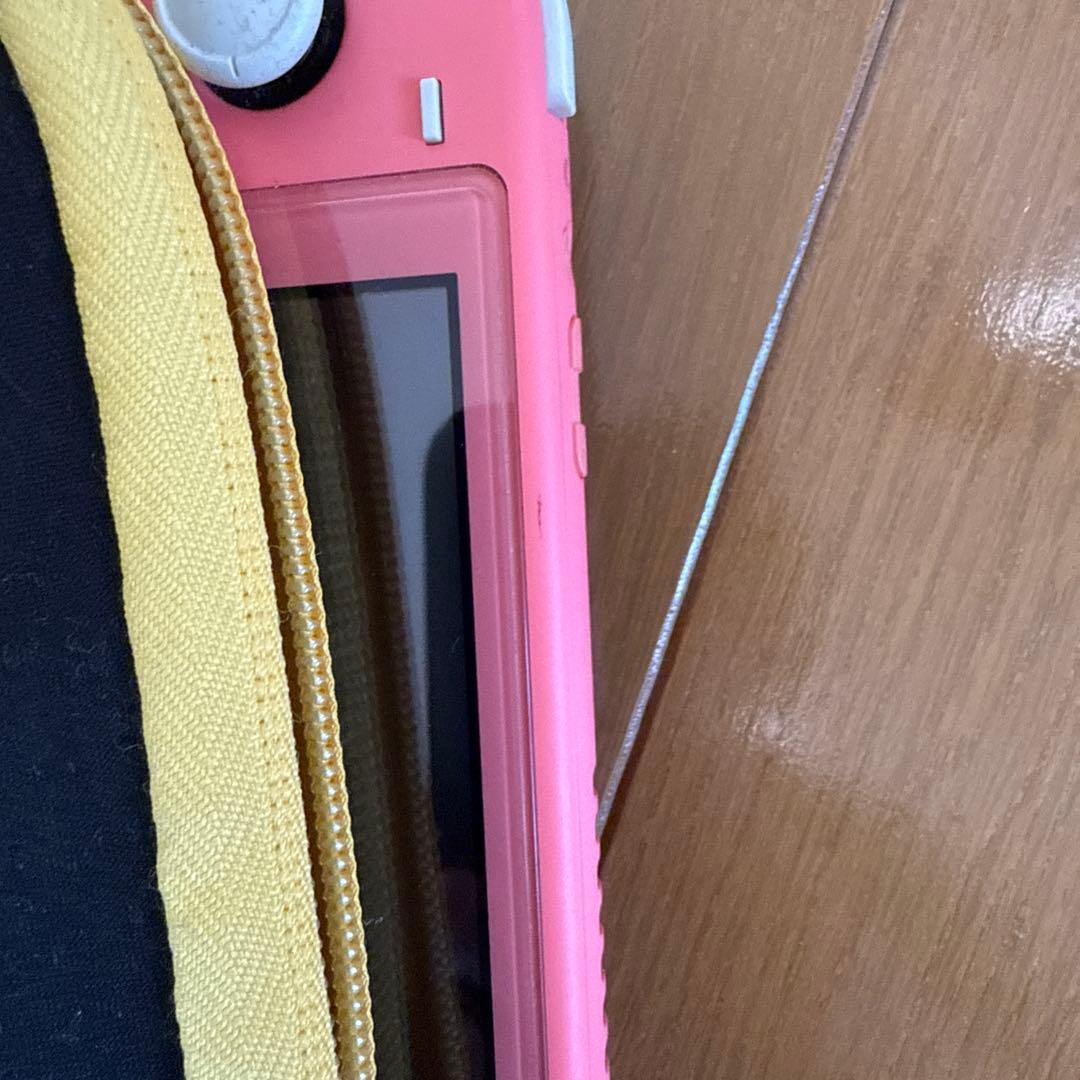 Nintendo Switch Lite ピンク ケース、microSD付き