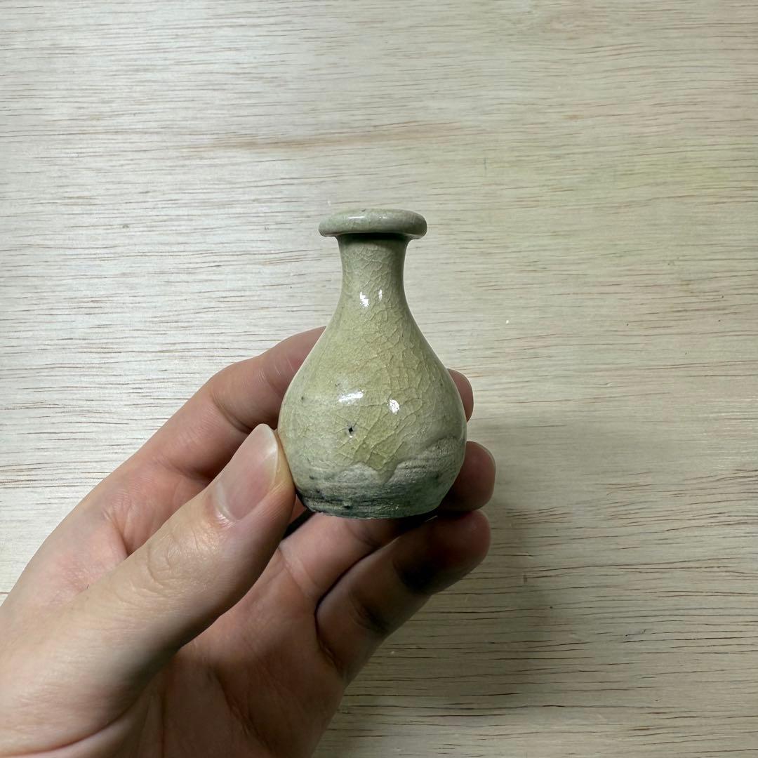 古美濃 古瀬戸 盃 小徳利 涙壺 灰釉 江戸時代 御深井 太白 古常滑 古美術