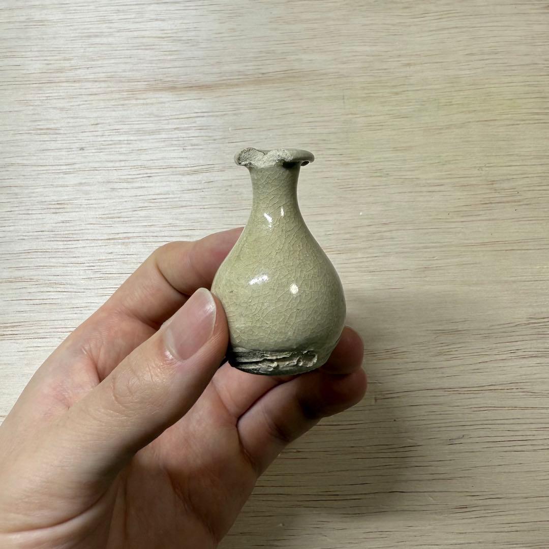 古美濃 古瀬戸 盃 小徳利 涙壺 灰釉 江戸時代 御深井 太白 古常滑 古美術