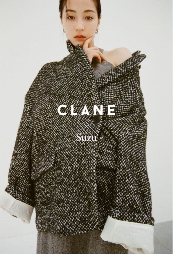 ノベルティ付　SuzuHirose×CLANE MIXCOLOROVERCOAT