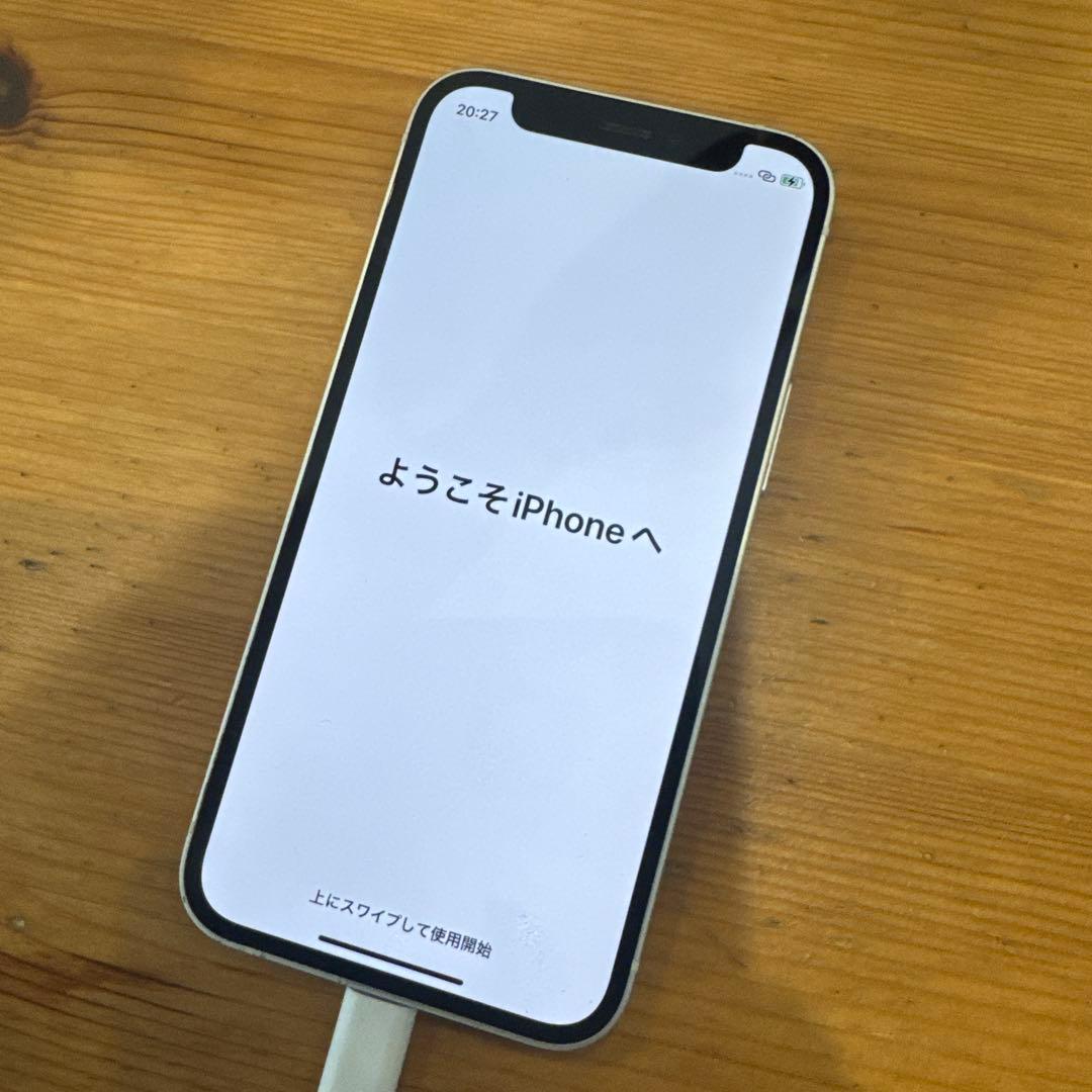 ④Apple iPhone 12miniホワイト 本体１２８Ｇ
