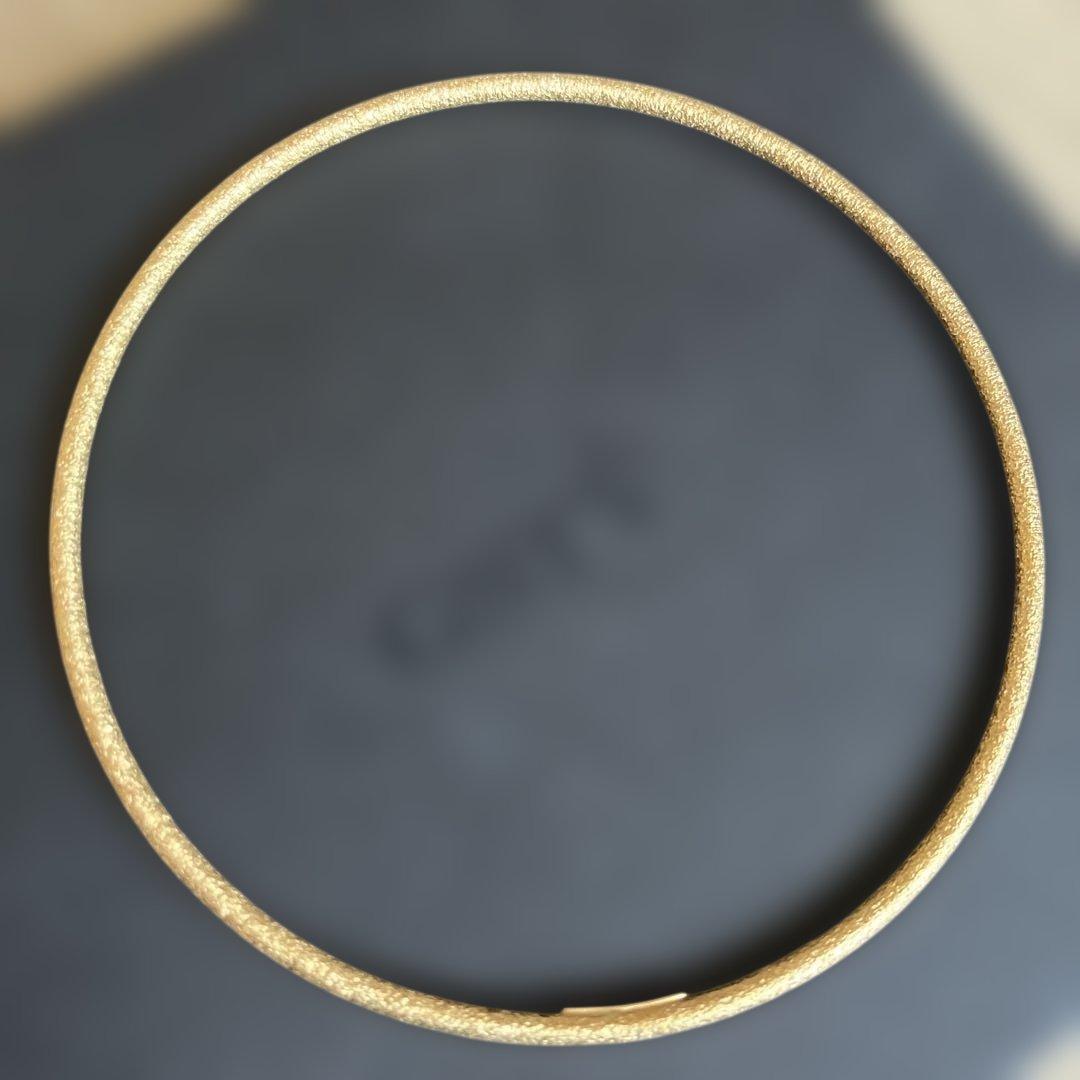 １８金　イタリアンジュエリーバングル 直径約10cm gstv