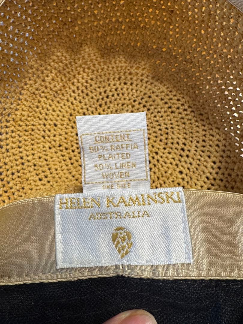 ヘレンカミンスキーラフィア キャップ ハット 麦わら帽子 レディース 春夏