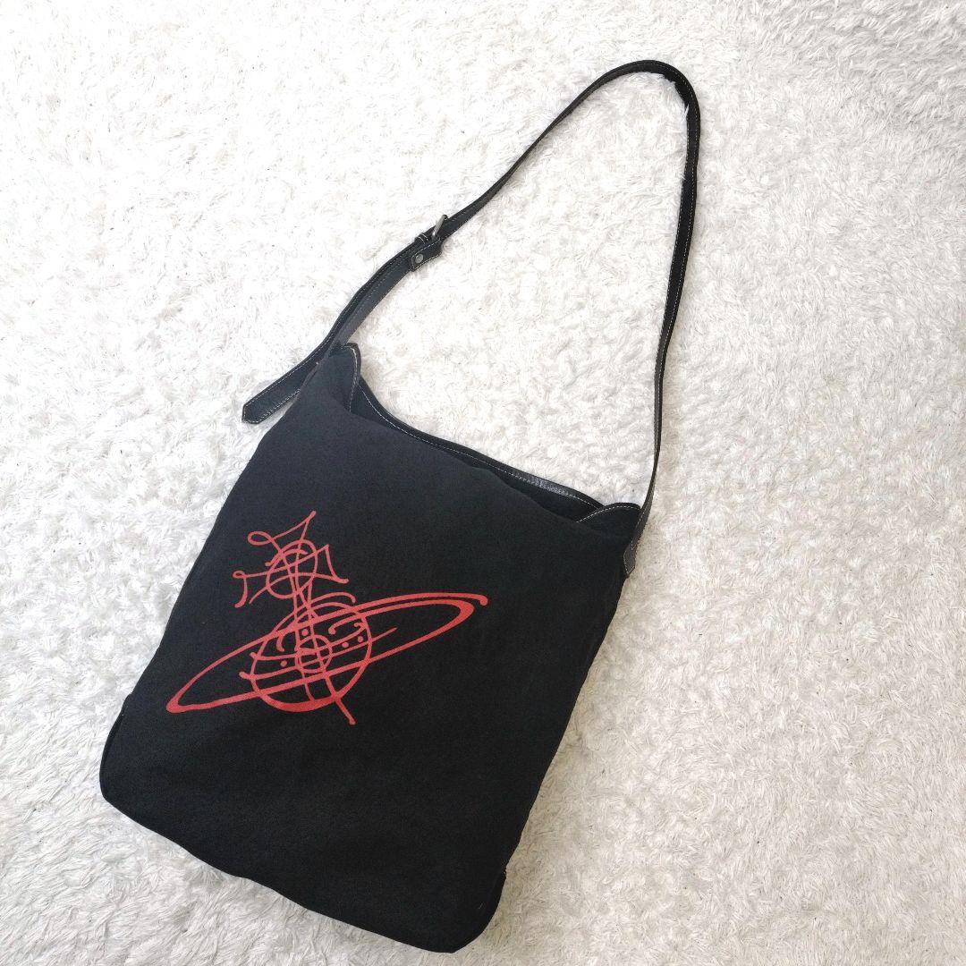 ヴィヴィアンウエストウッド　ショルダーバッグ　トートバッグ　キャンバス　オーヴ