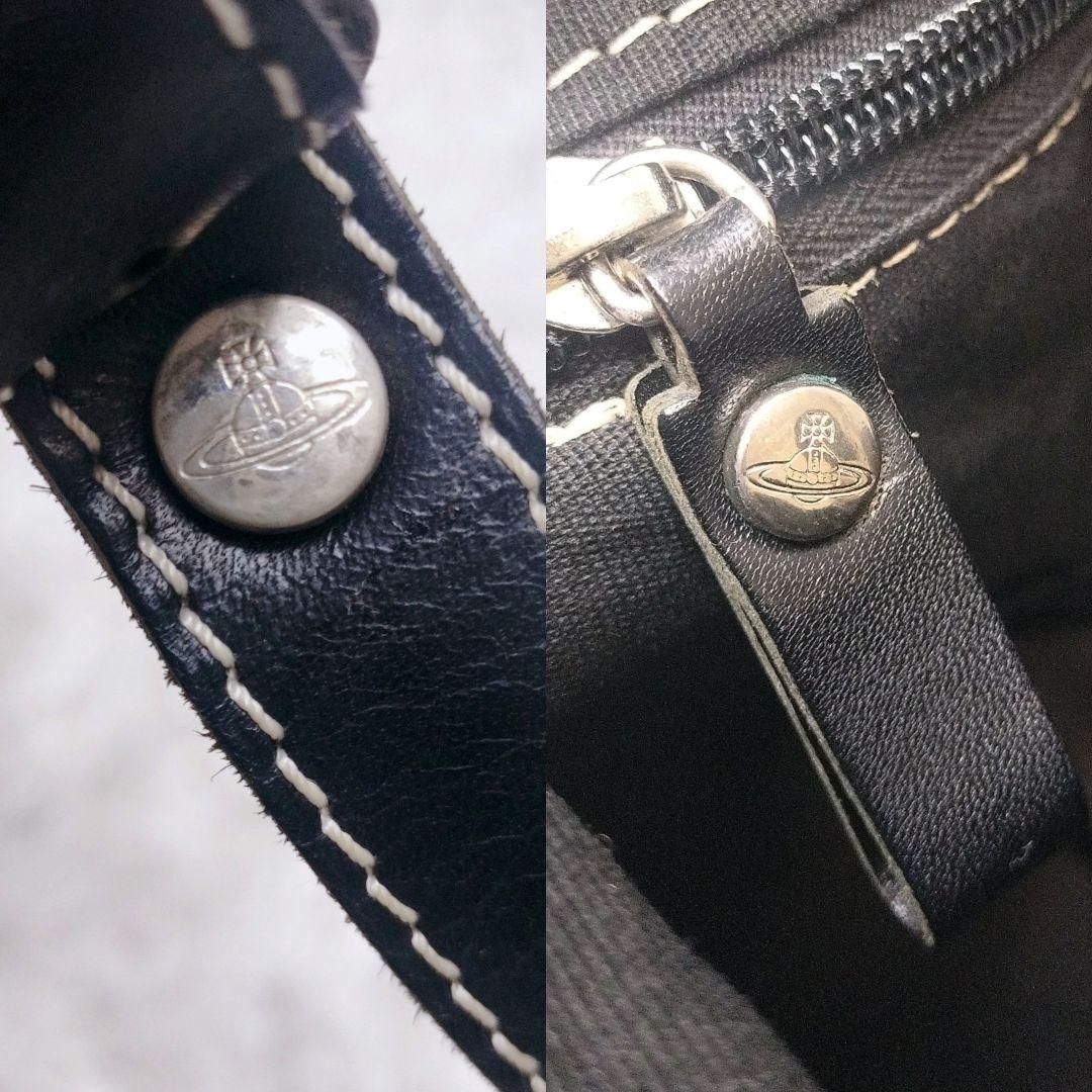 ヴィヴィアンウエストウッド　ショルダーバッグ　トートバッグ　キャンバス　オーヴ