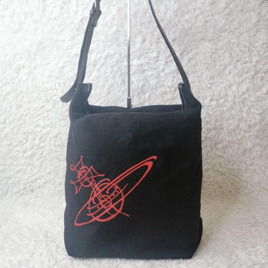 ヴィヴィアンウエストウッド　ショルダーバッグ　トートバッグ　キャンバス　オーヴ