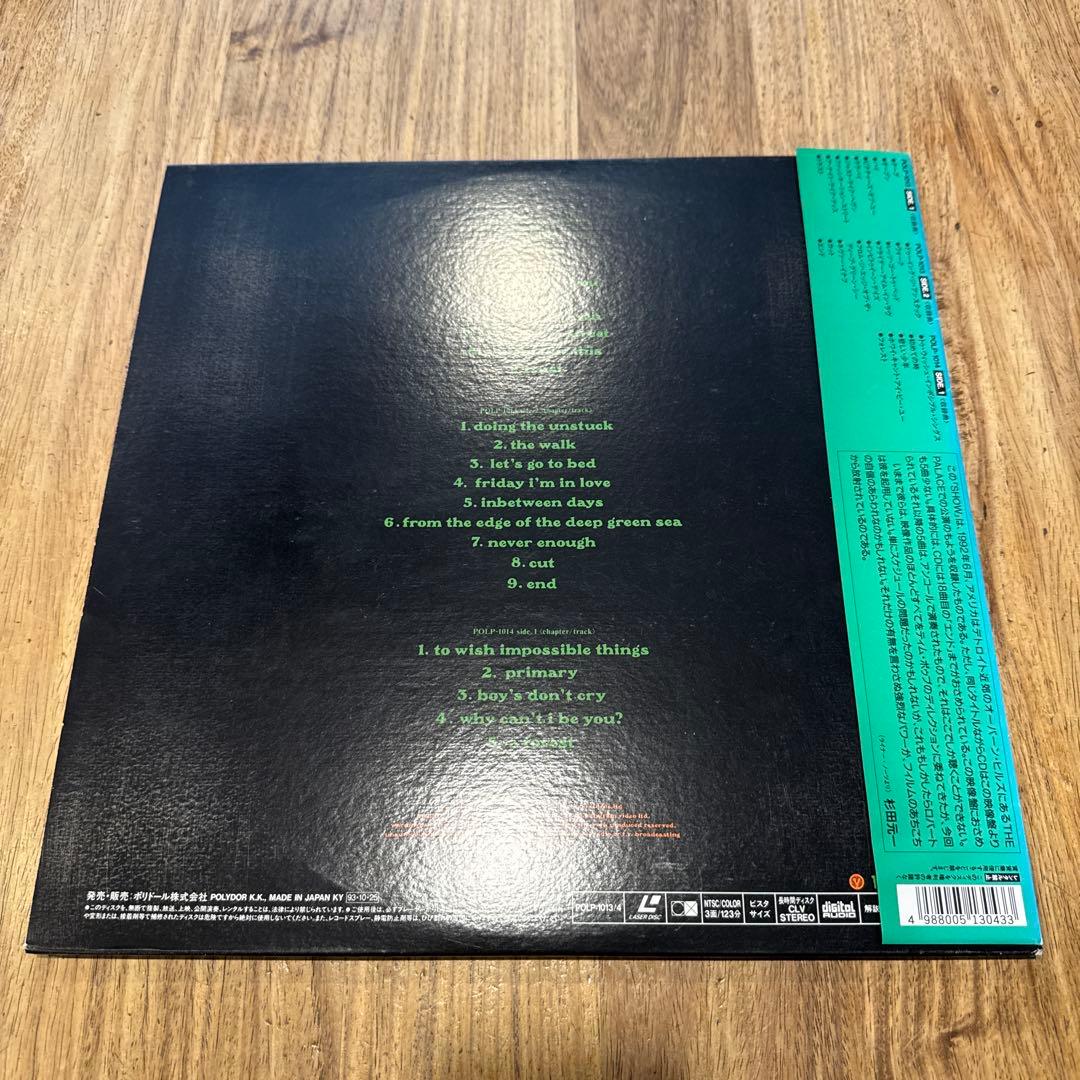 レア！「Show」日本盤2枚組LD ザ・キュアー