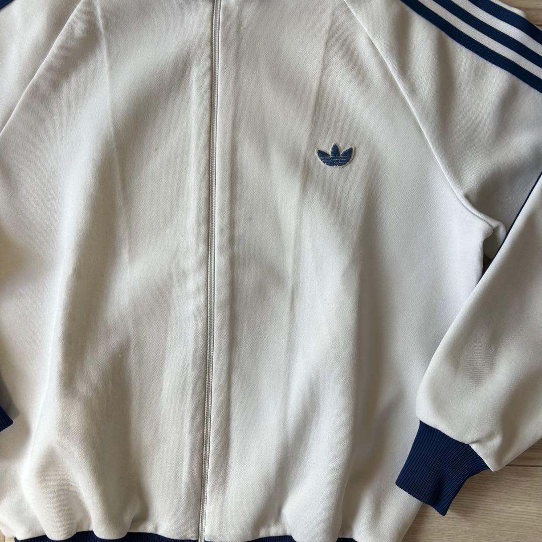 【希少】80s old adidas track jacket 3号デサント製