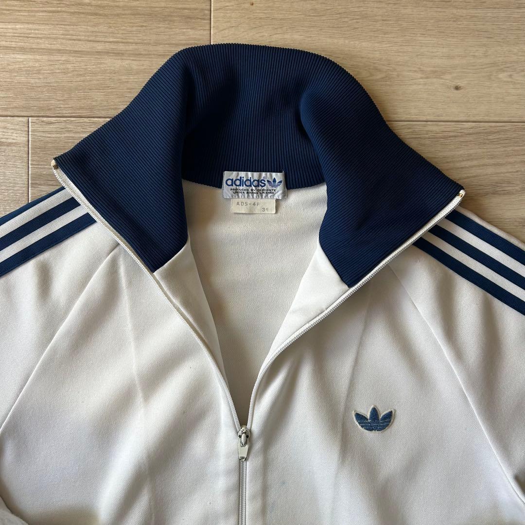 【希少】80s old adidas track jacket 3号デサント製