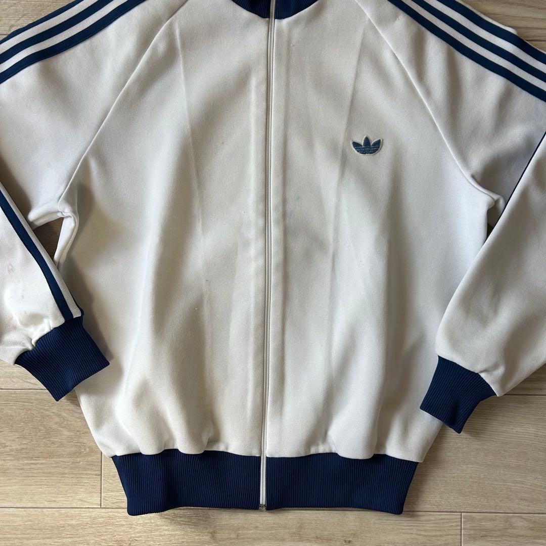 【希少】80s old adidas track jacket 3号デサント製