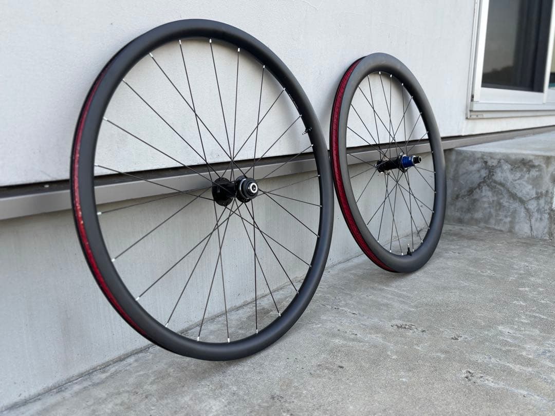 カーボンホイール　ディスク　 シンプル　SRAMハブ　軽量