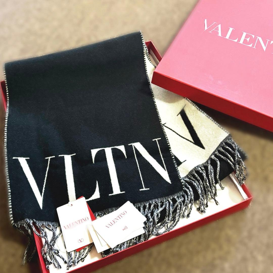 VALENTINO マフラー カシミア★箱・タグ付き 値下げ可