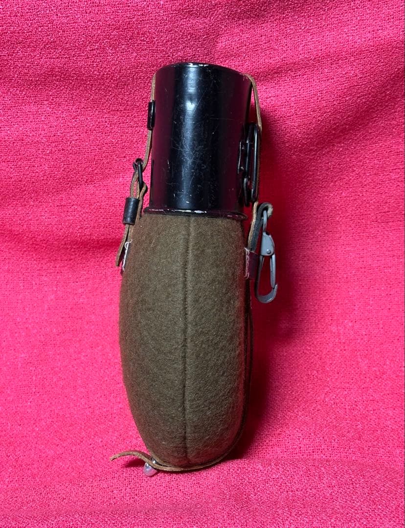 【専用】WWⅡドイツ軍／M31型アルミカップ付水筒＆兵下士官用ストレートスコップ