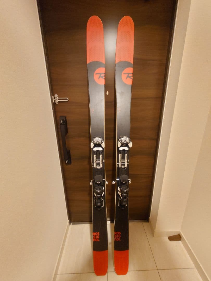 値下！スキー板188cm　ロシニョールsin7 ツアービンディング付き