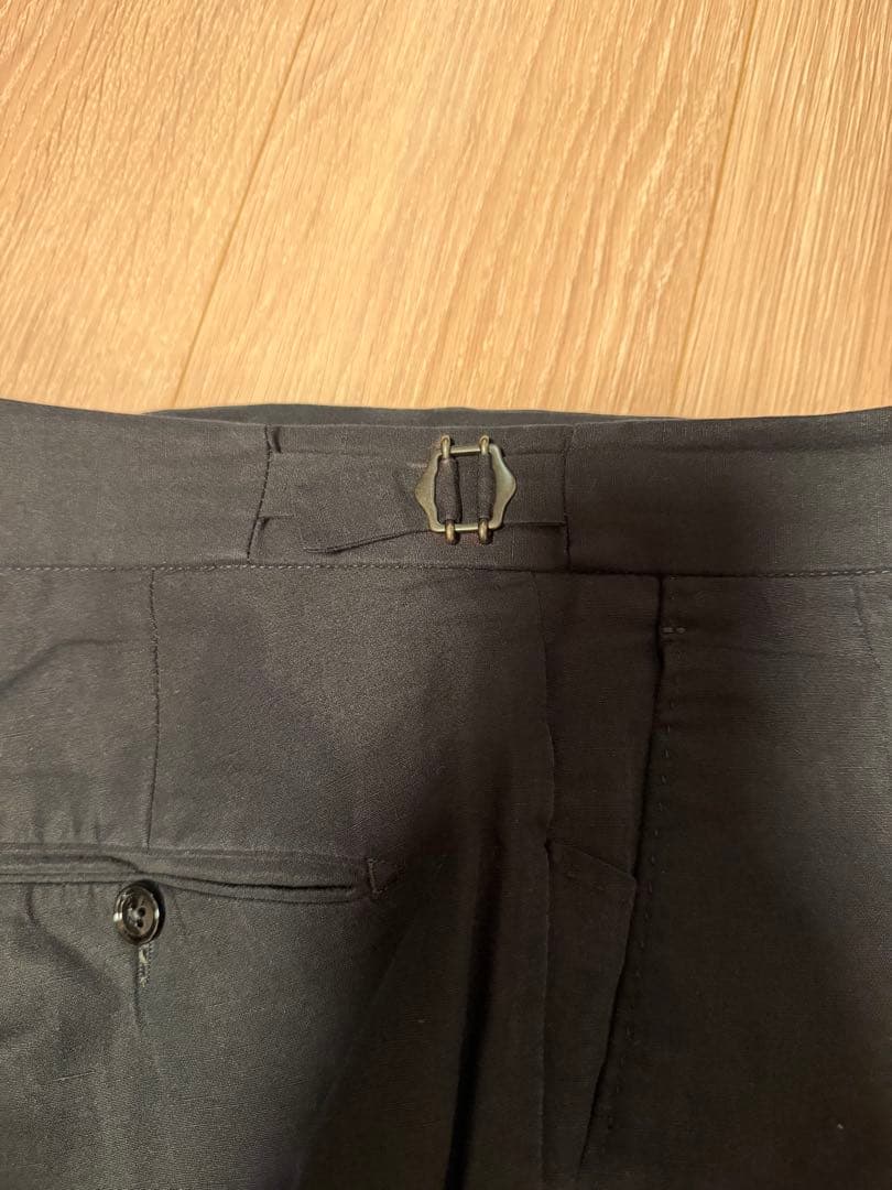 BERWICH ブラック スラックス テーパード