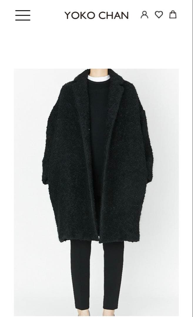 新品タグ付き　ヨーコチャン　バックパールコート