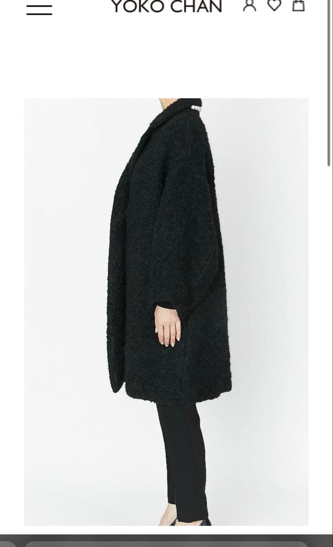 新品タグ付き　ヨーコチャン　バックパールコート