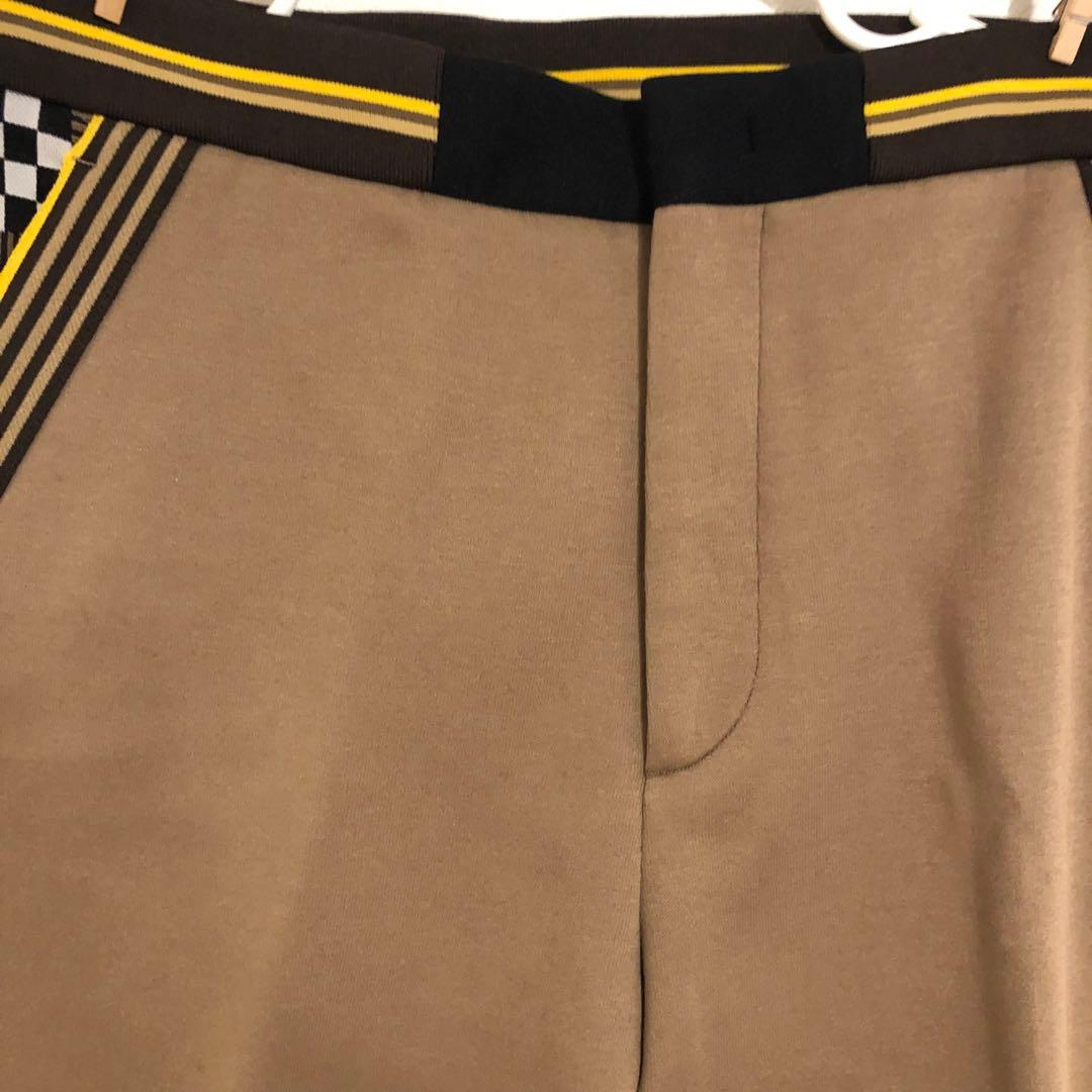 FENDI スラックス トラウザーズ ブラウン ダークブラウン イエロー50