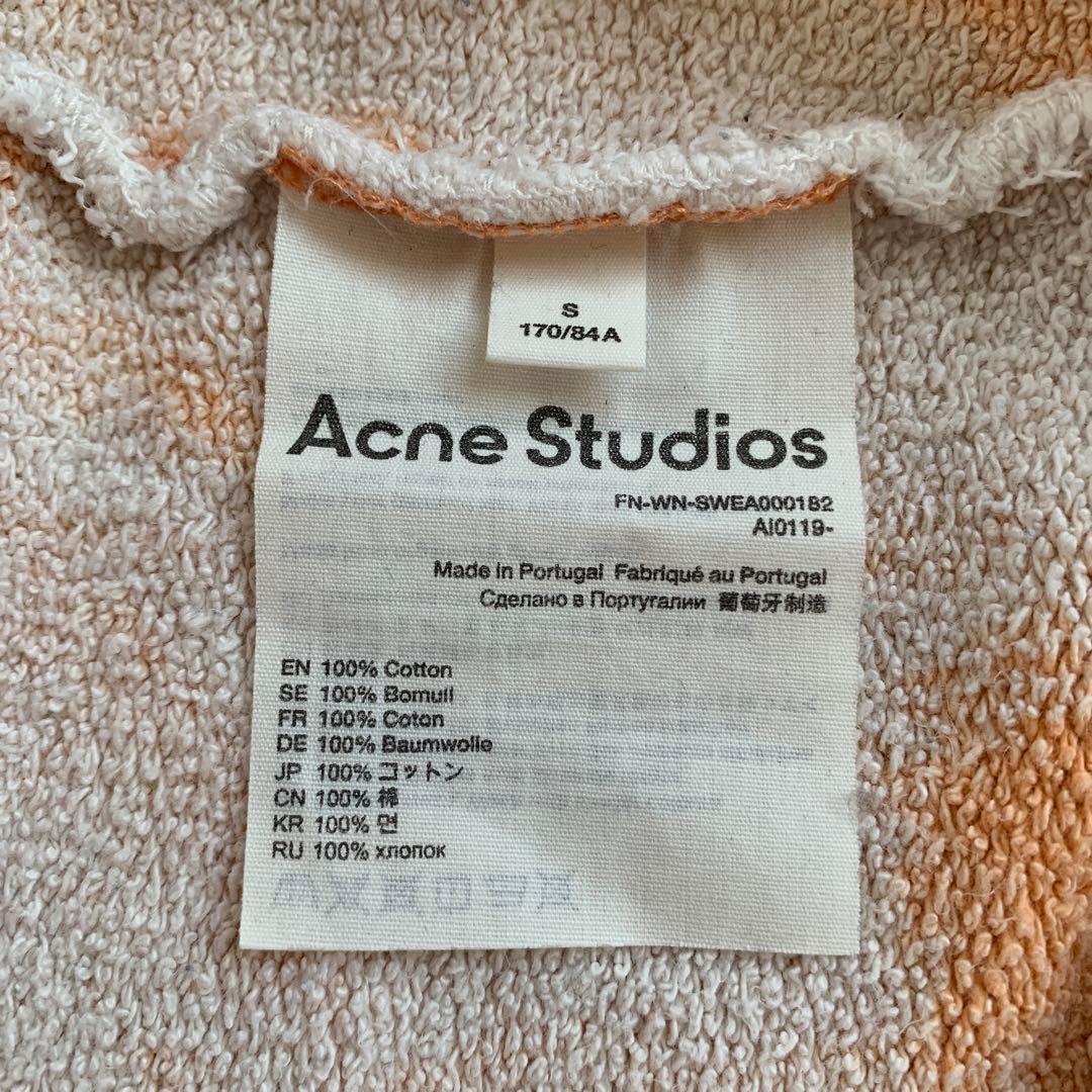 acne studios タイダイ　ハート　スウェット