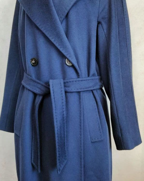 マックスマーラ　ウィークエンド　ダークブルー ロングコート 40　レディース