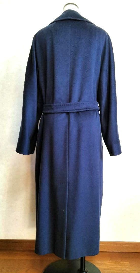 マックスマーラ　ウィークエンド　ダークブルー ロングコート 40　レディース