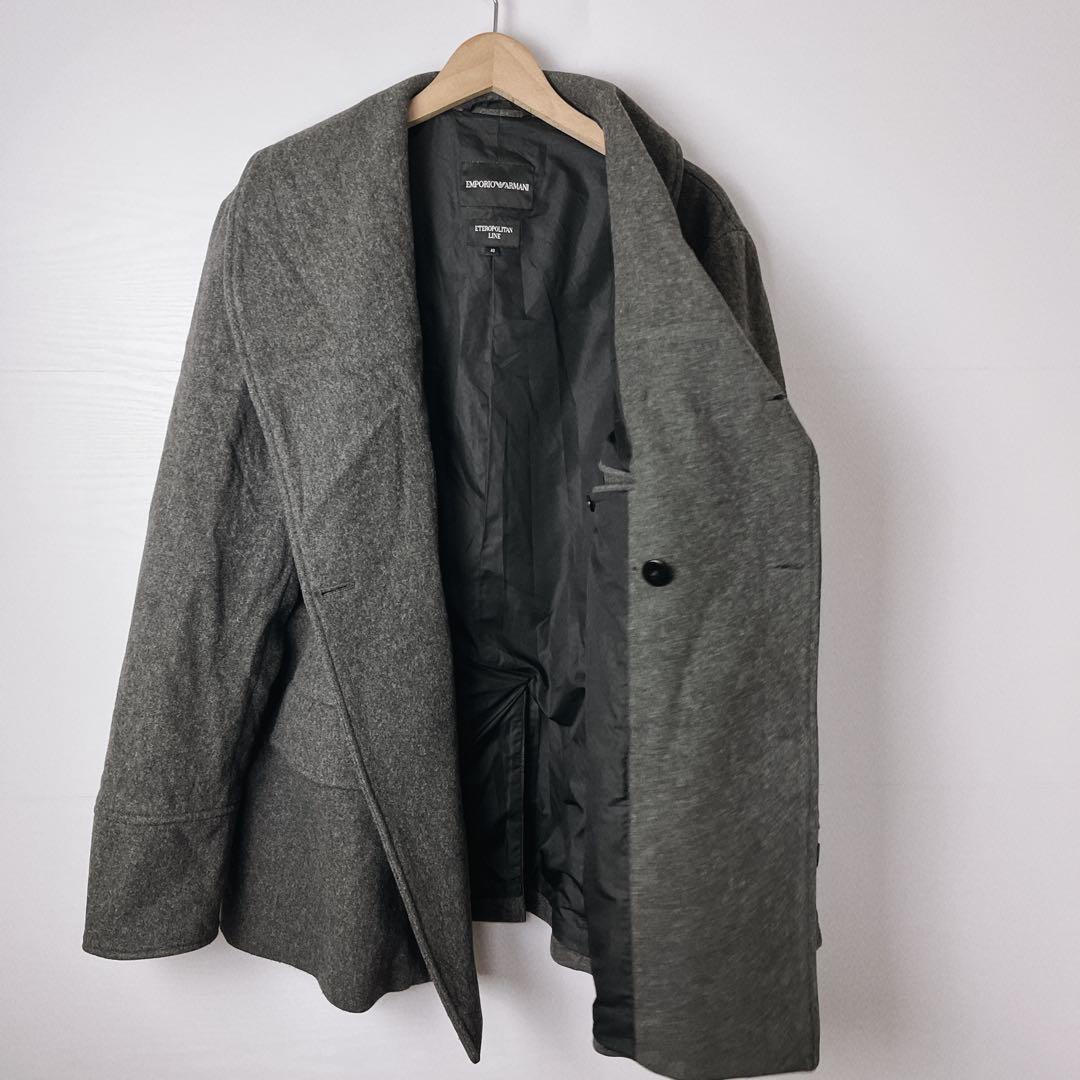 エンポリオアルマーニ　メンズ　ウール　コート　ダブル　40 アウター