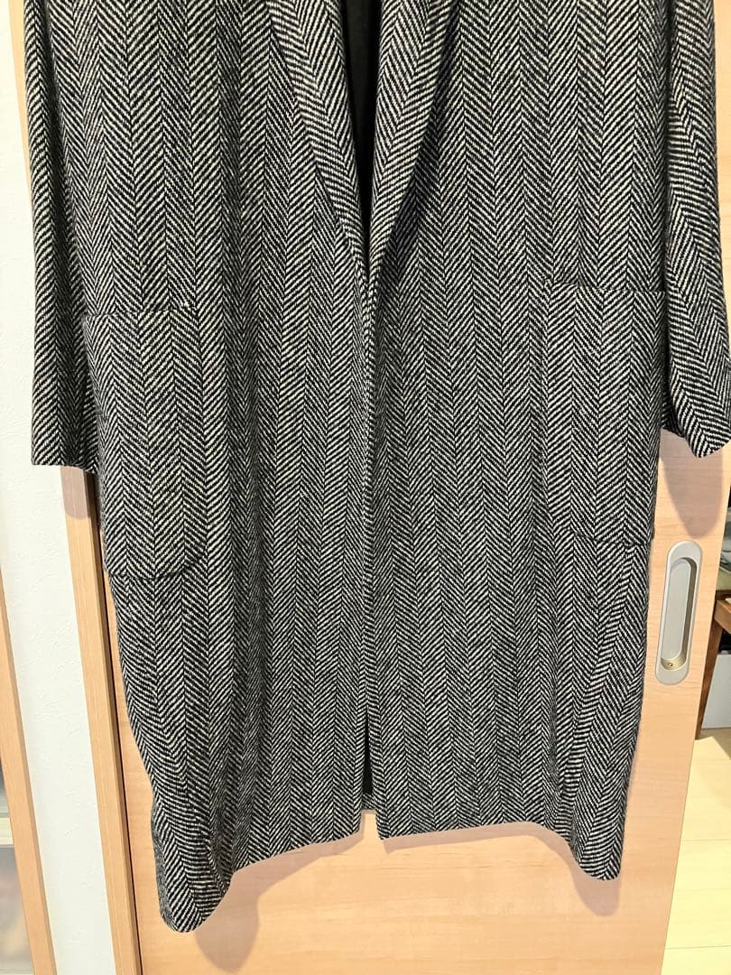 STUDIO NICHOLSON ヘリンボーンチェスターコート S 早い者勝ち‼️