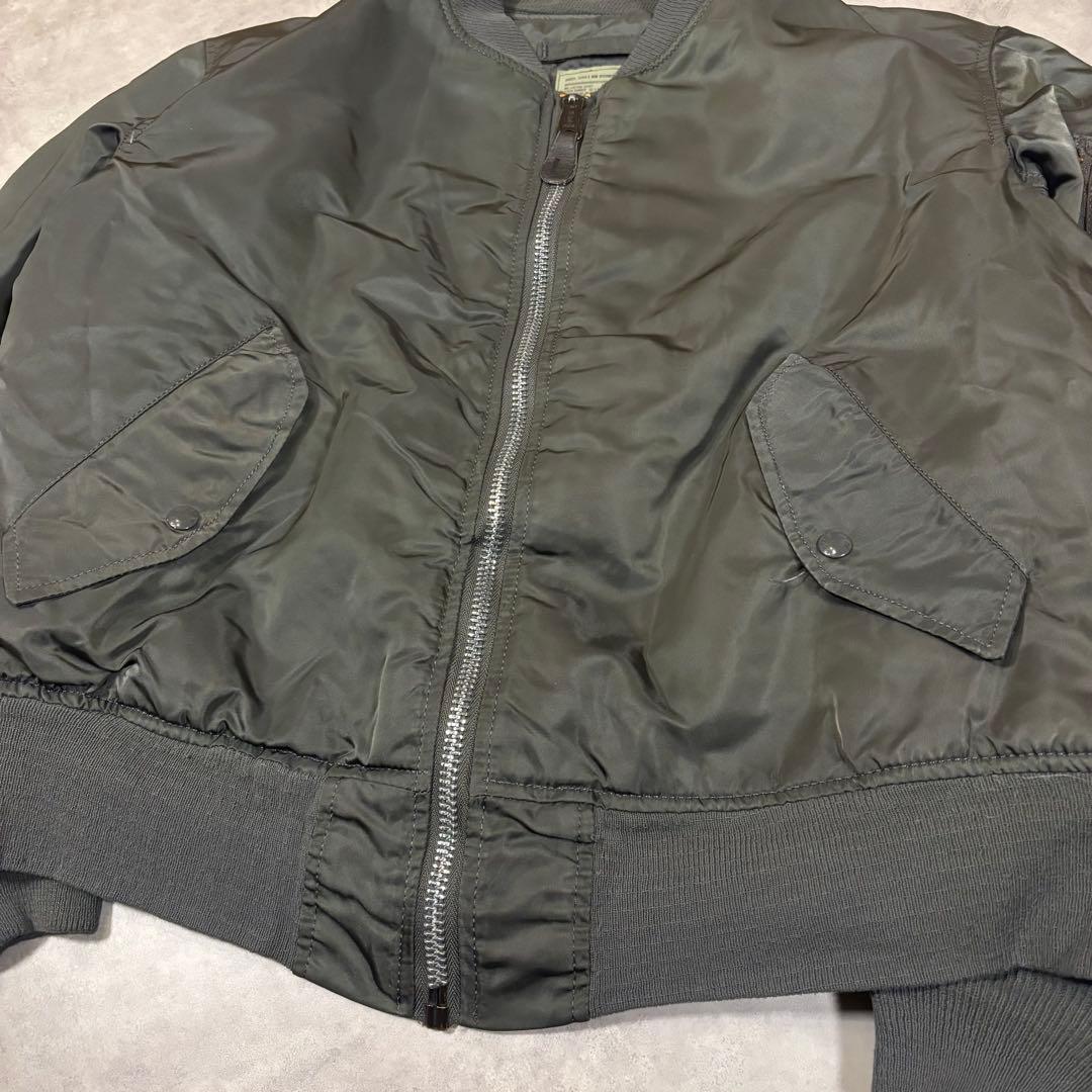 USA製 ALPHA MA-1 flight jacket L