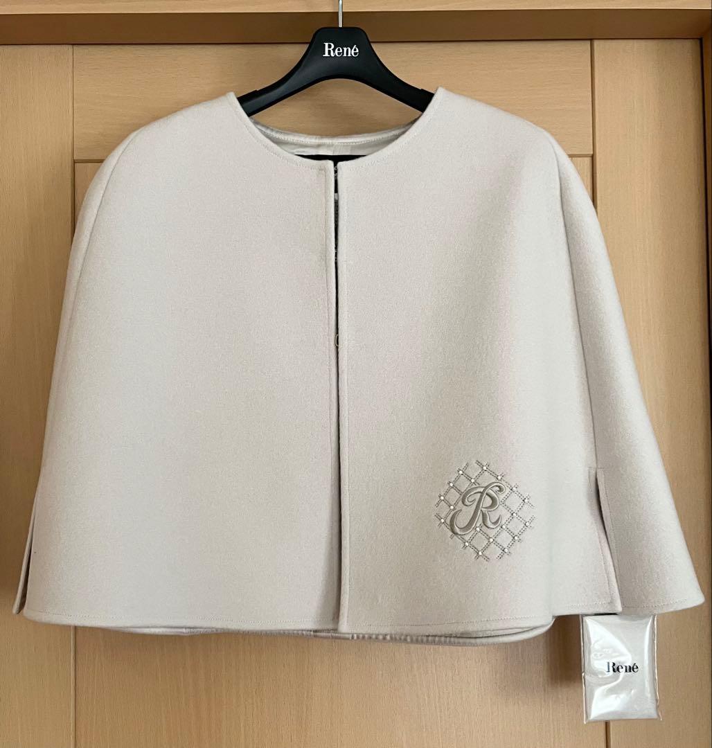 週末限定価格♡未使用品♡Reneルネ2025AW新作♡ケープジャケット ベージュ