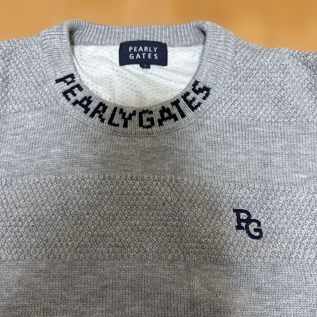 PEARLY GATES グレー セーター