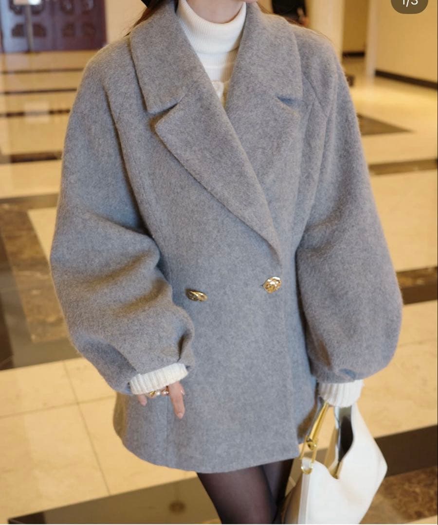 【新品】orgue❤️Shaggy middle coat