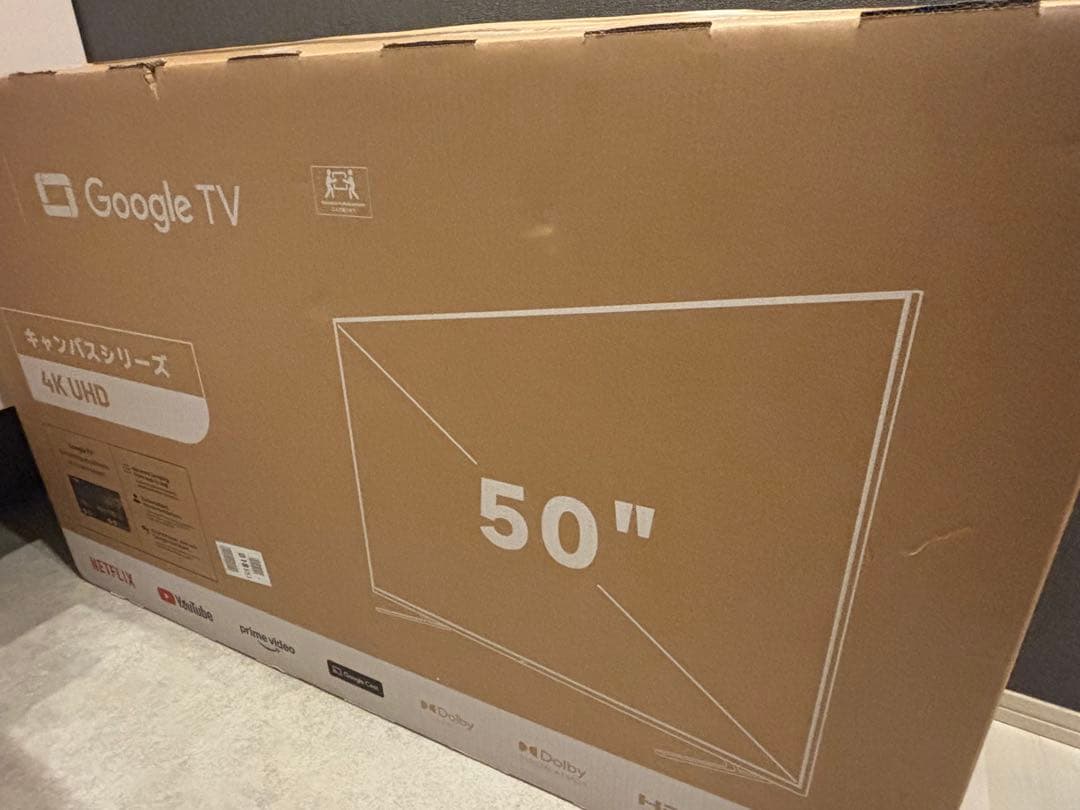 50V Google TV Canvasシリーズ 4K UHD