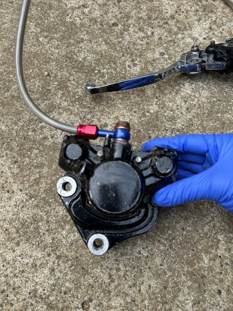 cb400n cb400tブレーキ一セット 純正キャリパー