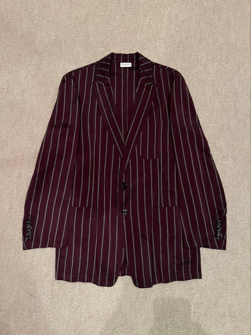 Dries Van Noten ストライプ セットアップ スーツ