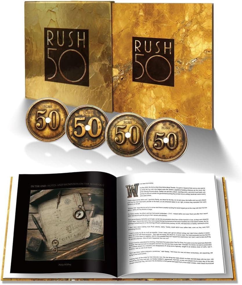 RUSH 50 ラッシュ50 – デラックス4CDエディション (4枚組)国内盤