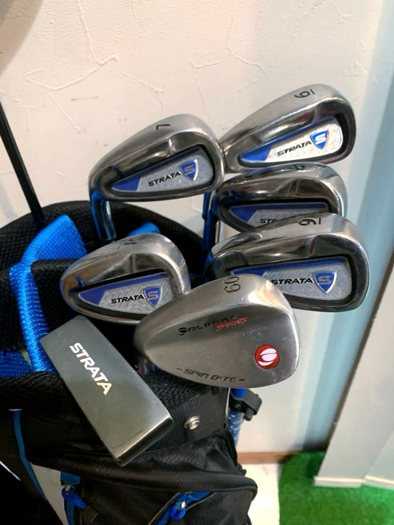 希少　左　レフティ　キャロウェイ　ストラータ　ゴルフクラブ 本格フルセット