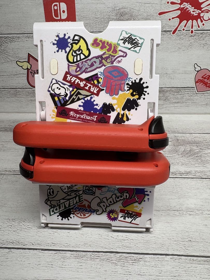 35任天堂純正品【ledカスタム& マリオ】Nintendo ジョイコン 美品