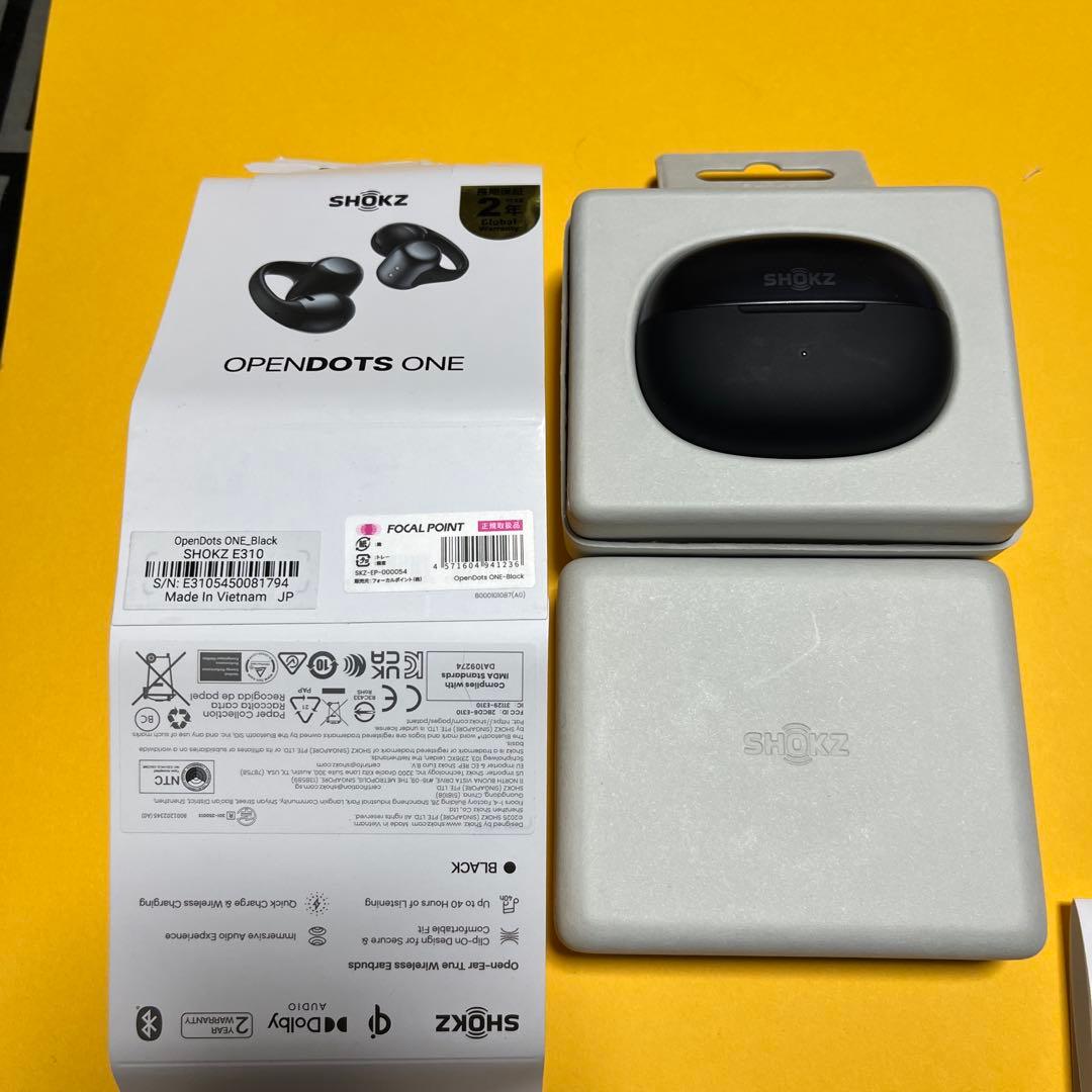 SHOKZ OPENDOTS ONE ブラック