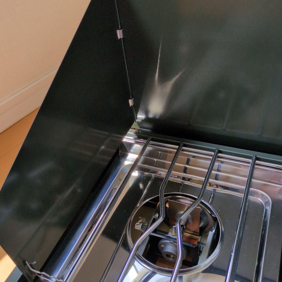 ユニフレームツーバーナーコンロ WINDALP収納バッグ＆網、竹串付き