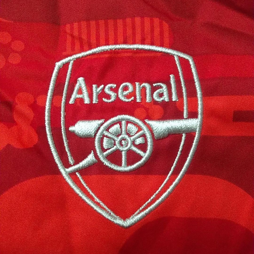 幻サイズ☆アディダス アーセナルFC 刺繍 中綿 ナイロンジャケット 6XO