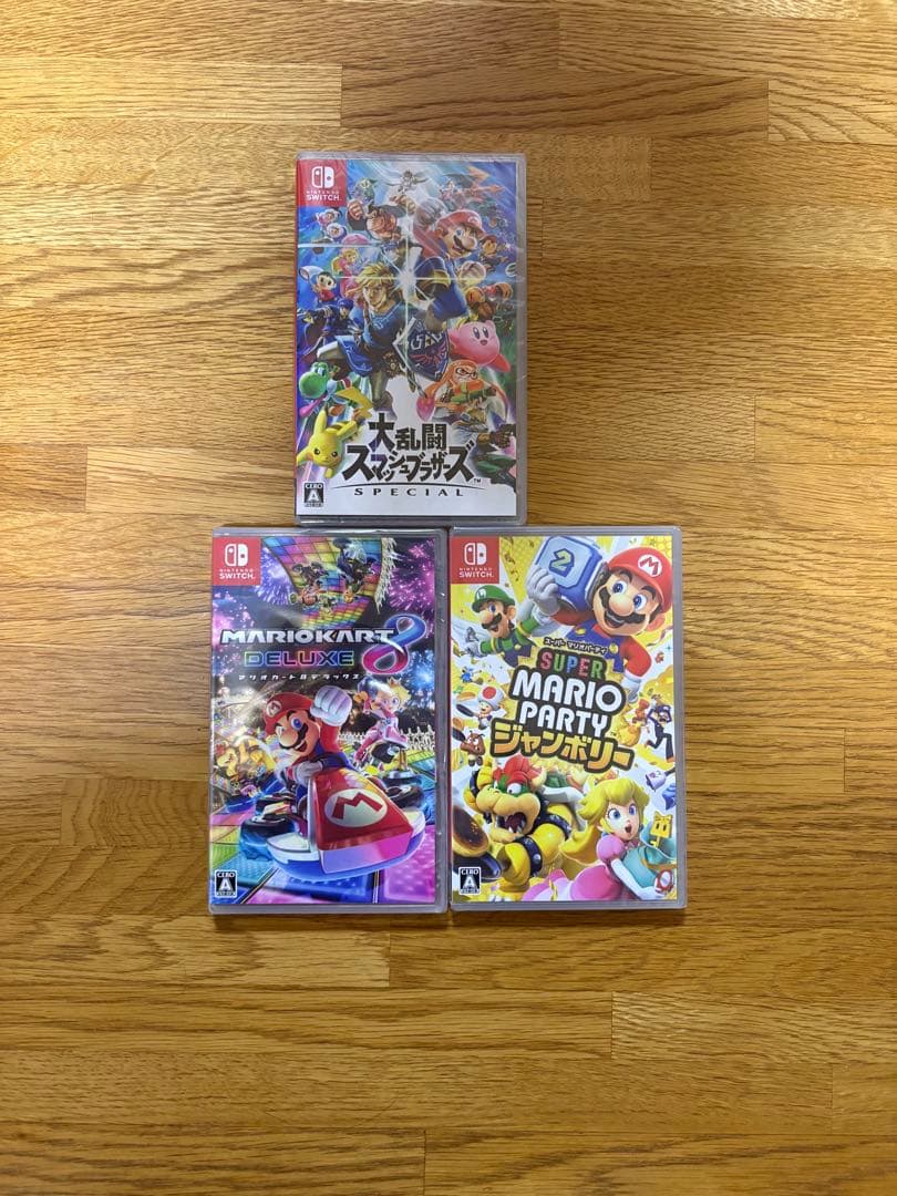 大乱闘スマッシュブラザーズ マリオカート マリオジャンボリー 3点まとめ売り